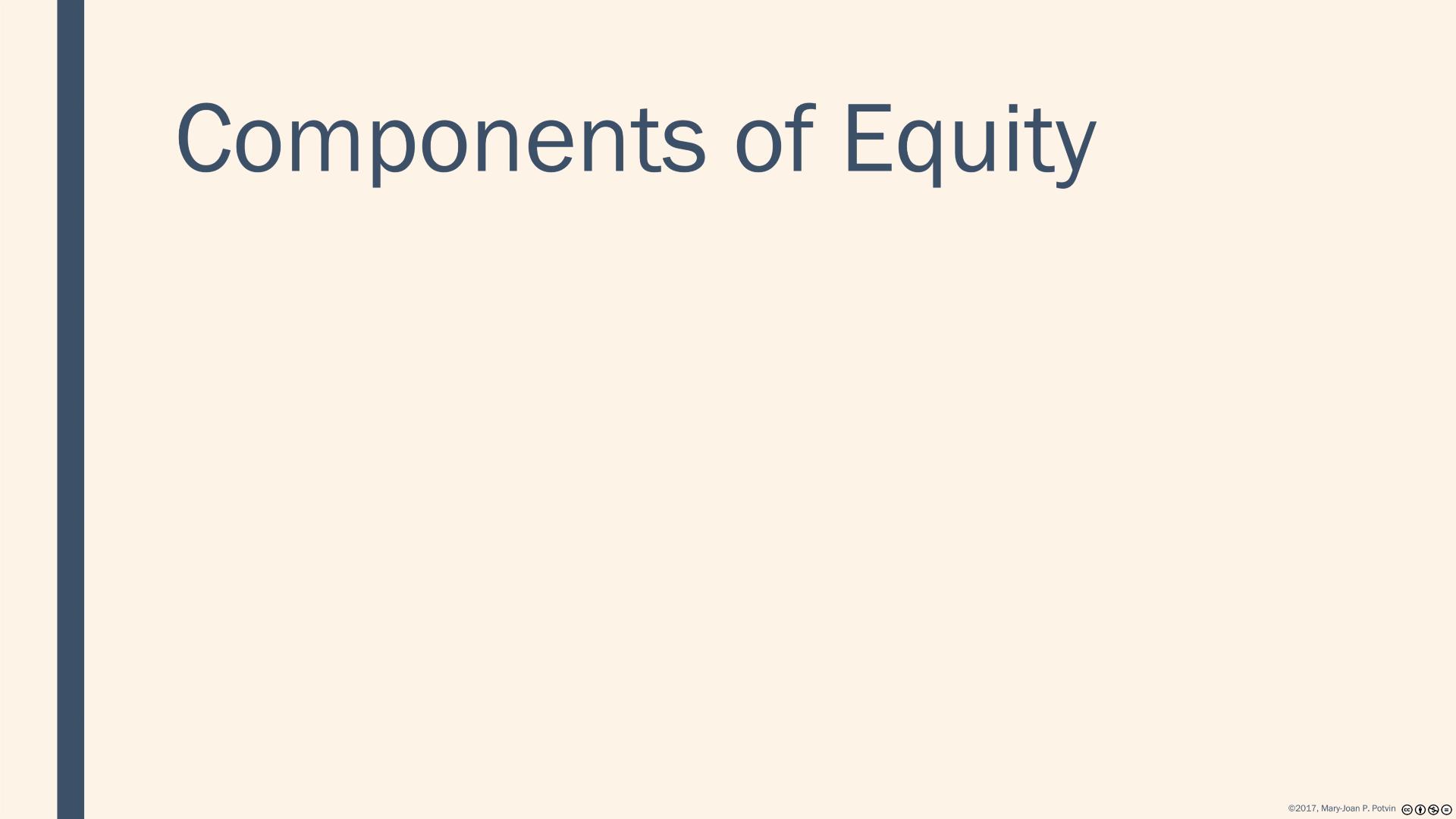 Statement of Changes in Stockholders Equity
